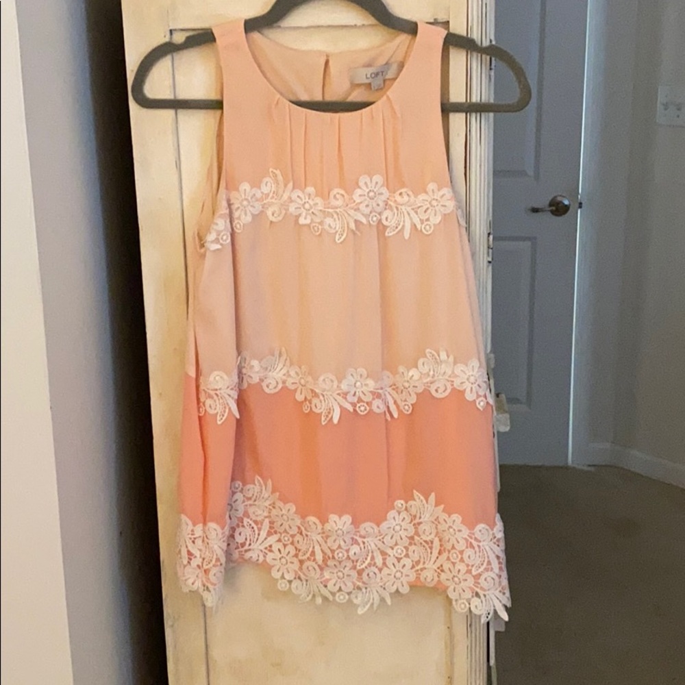 Loft Pink Blouse